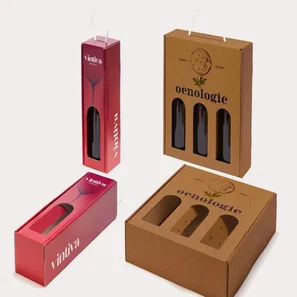 Étuis porte-bouteilles vins luxe haut de gamme PERSONNALISE