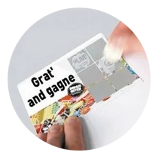 Flyer encre à gratter