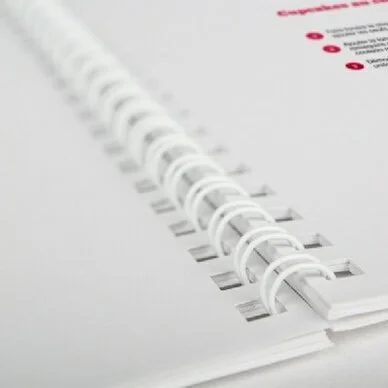 Brochure à spirales