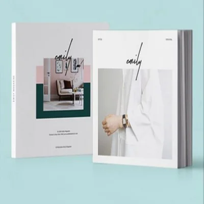 Brochure dos carré collé