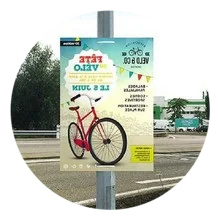 Cache-poteau alvéolaire