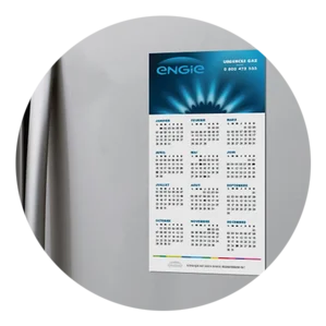 Calendrier magnet 2025