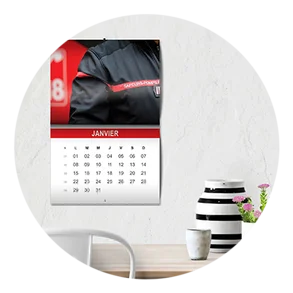 Calendrier mural agrafé  2025