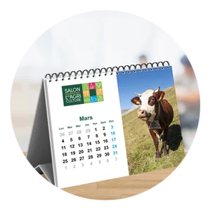 Calendriers, chevalet 2025 SPIRALE