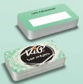 Carte de visite en PVC