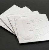 Carte de visite Letterpress