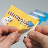 Carte de visite adhésive