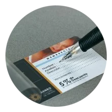 Carte de visite en PVC à Montbéliard 25200