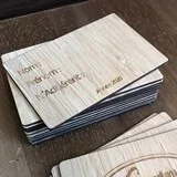 Carte de visite texture bois 27