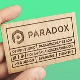 Carte de visite texture bois 3