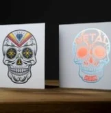 Carte de visite vernis métallisé-2