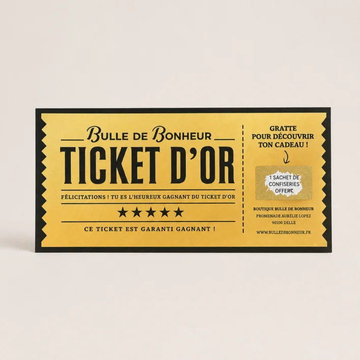 carte a gratter 400 PAS CHER ECHOPRINT