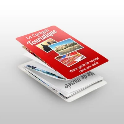Dépliant CARTE A PLIS creation pas cher