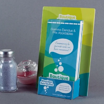 Dépliant CARTE A PLIS creation pas cher