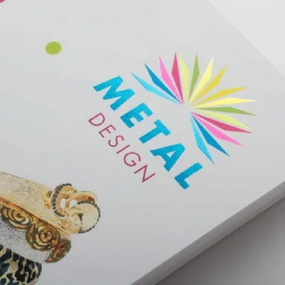 Impression Dépliant vernis métallisé