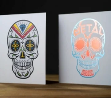 Impression Dépliant vernis métallisé