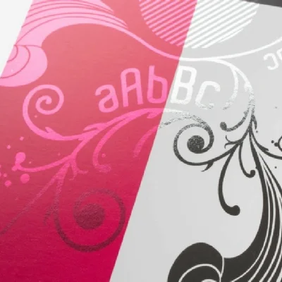 Impression Dépliant vernis métallisé