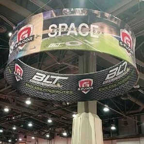 enseigne suspendue en tissu publicitaire pas cher