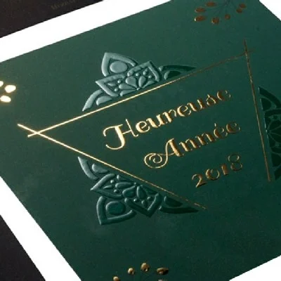 Impression vente Flyer dorure à chaud