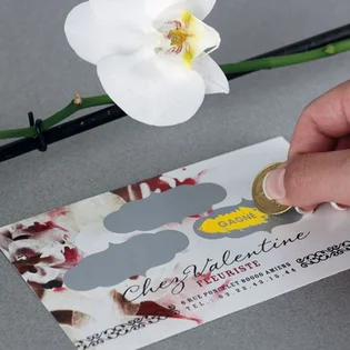 carte a gratter 400 PAS CHER ECHOPRINT