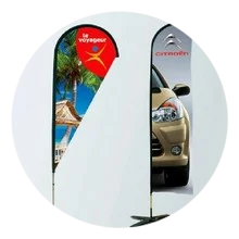 Oriflamme & Drapeau publicitaire