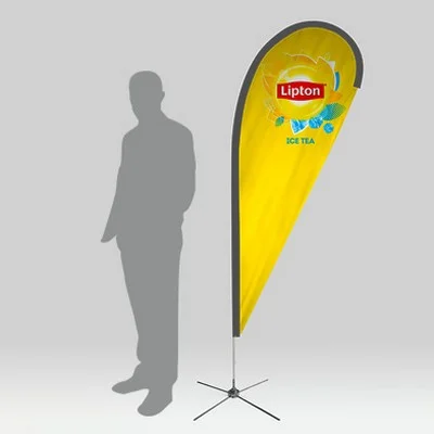 Oriflammes, drapeaux publicitaires