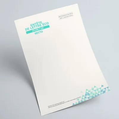 Papier en-tête de lettre IMPRESSIONS