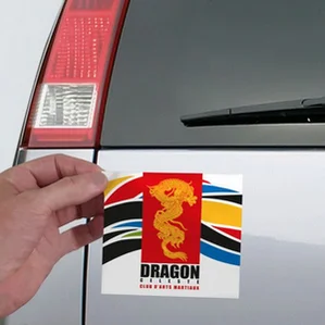 Planches d'autocollants voiture