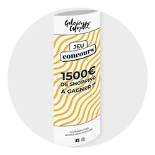 Totem carton Elliptique