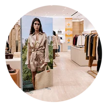 Totem tissus tendu création