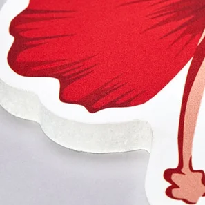 carton plume panneau publicitaire 