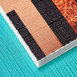 carton plume panneau publicitaire 