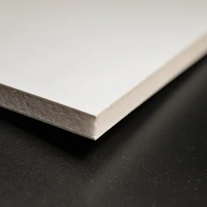 carton plume panneau publicitaire 