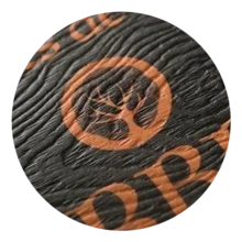 Dépliant texture bois