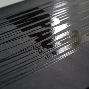 Impression dépliant design vernis sélectif brillant 