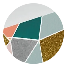 Dépliant vernis pailletté