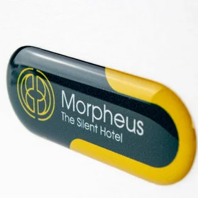 doming en vinyle  panneau publicitaire 