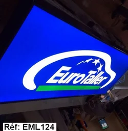 enseigne mumineuse murale 7cm 500-