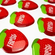 etiquette en relief pas cher