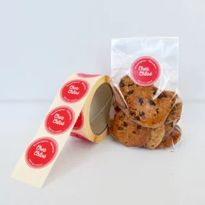 etiquettes en rouleau -gateau