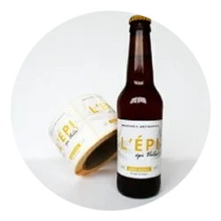 Étiquettes en rouleau creation pas cher