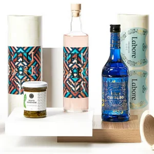 etiquettes en rouleau bouteille de vins