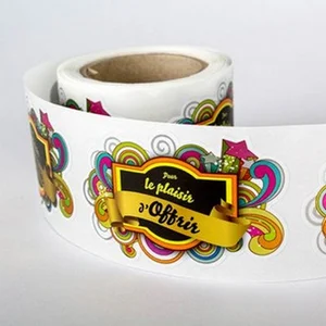 etiquettes en rouleau le plaisir d'offrir