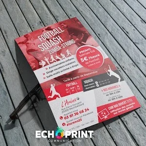 Flyers personnalisés foot