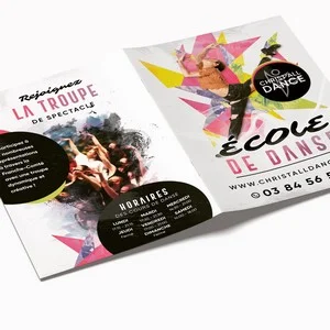 Flyers personnalisés ecole de danse
