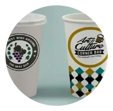 Gobelets en carton jetable ou reutilisable