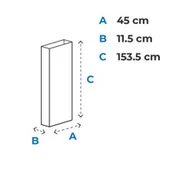 Habillage portique antivol 45CM
