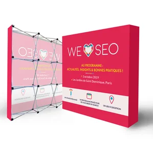 impression-stand-parapluie  PUBLICITAIRE 