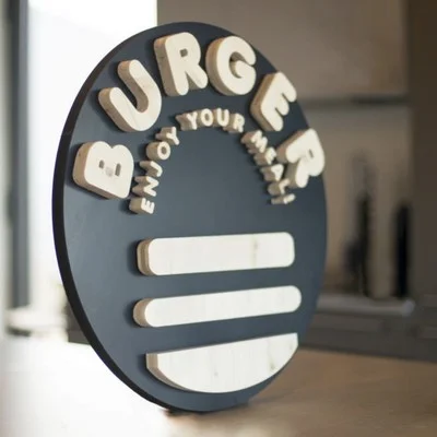 logo lettres bois pas cher