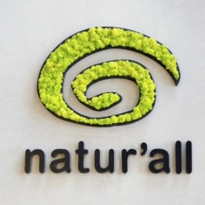 Logo végétal mousse naturelle pas cher